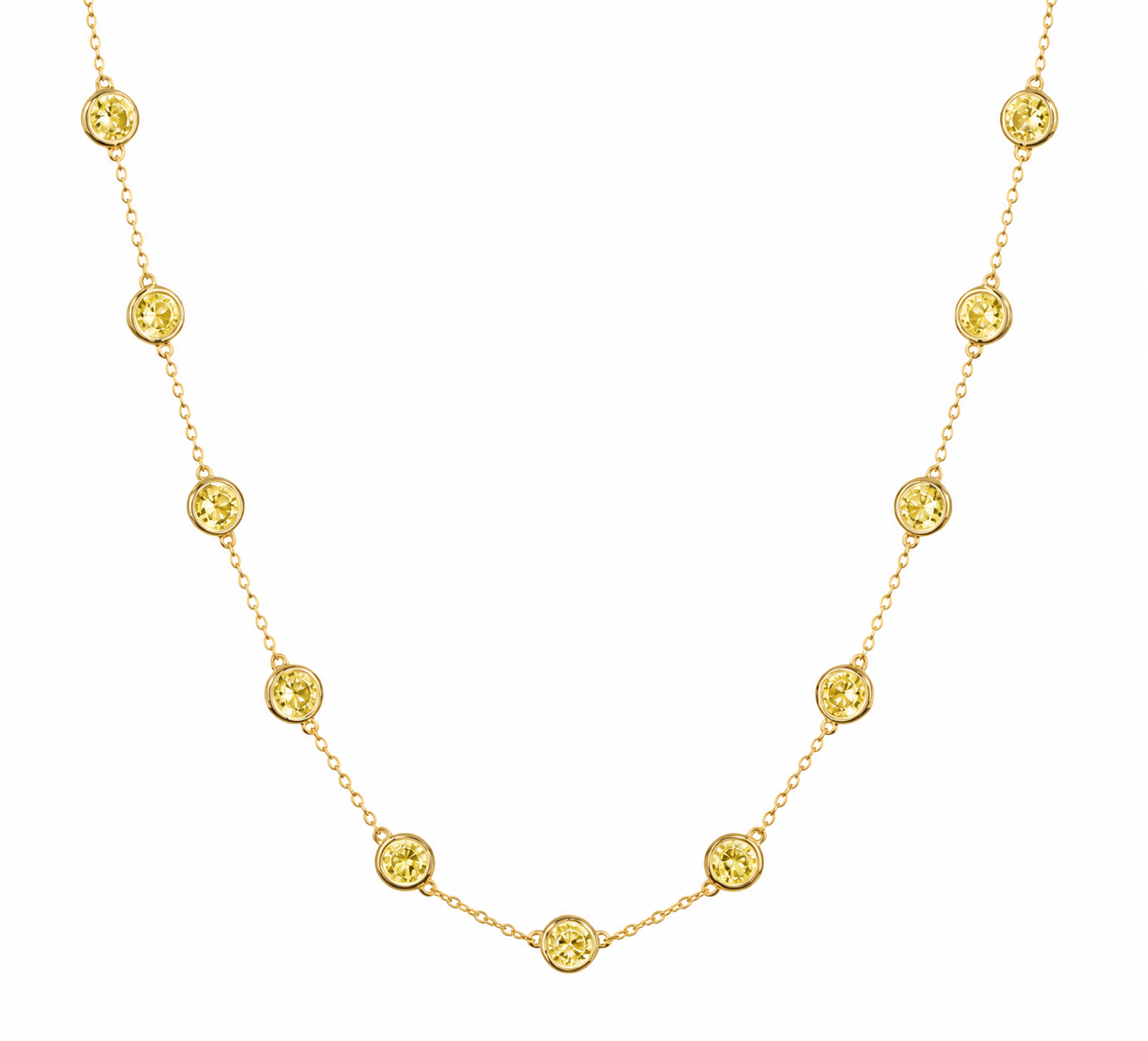 Yellow Lab-Grown Diamond Diamonds by the Yard — 8.75 ctw in 14K Yellow Gold
